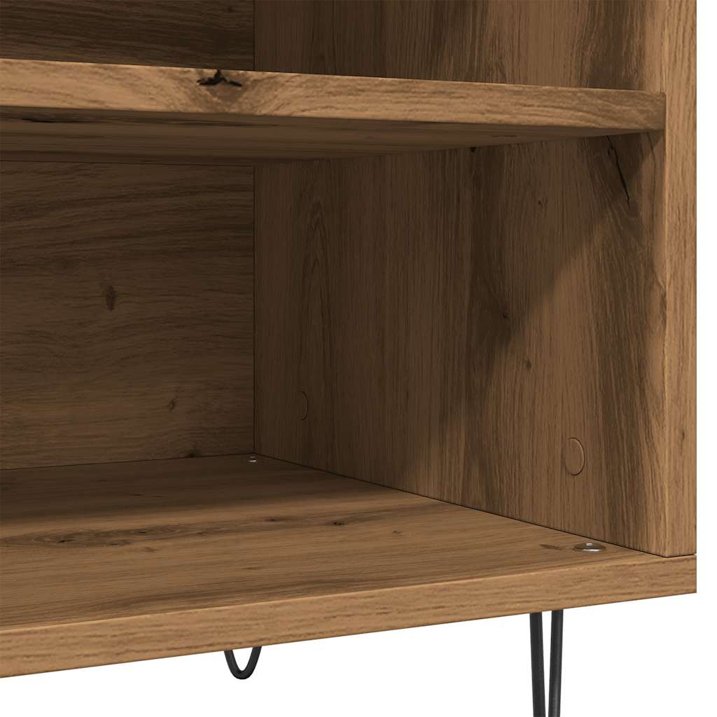 Plateskap artisan eik 84,5x38x48 cm konstruert tre