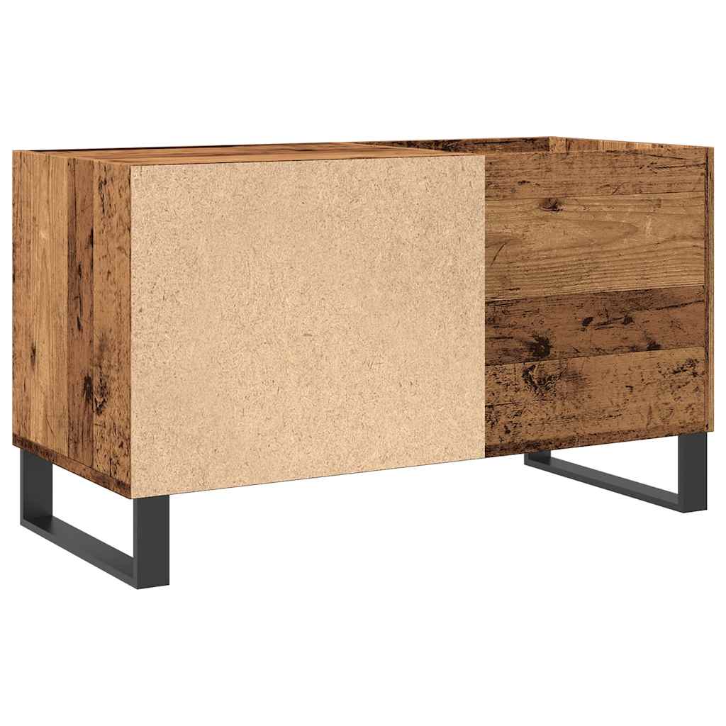 Plateskap gammelt tre 84,5x38x48 cm konstruert tre