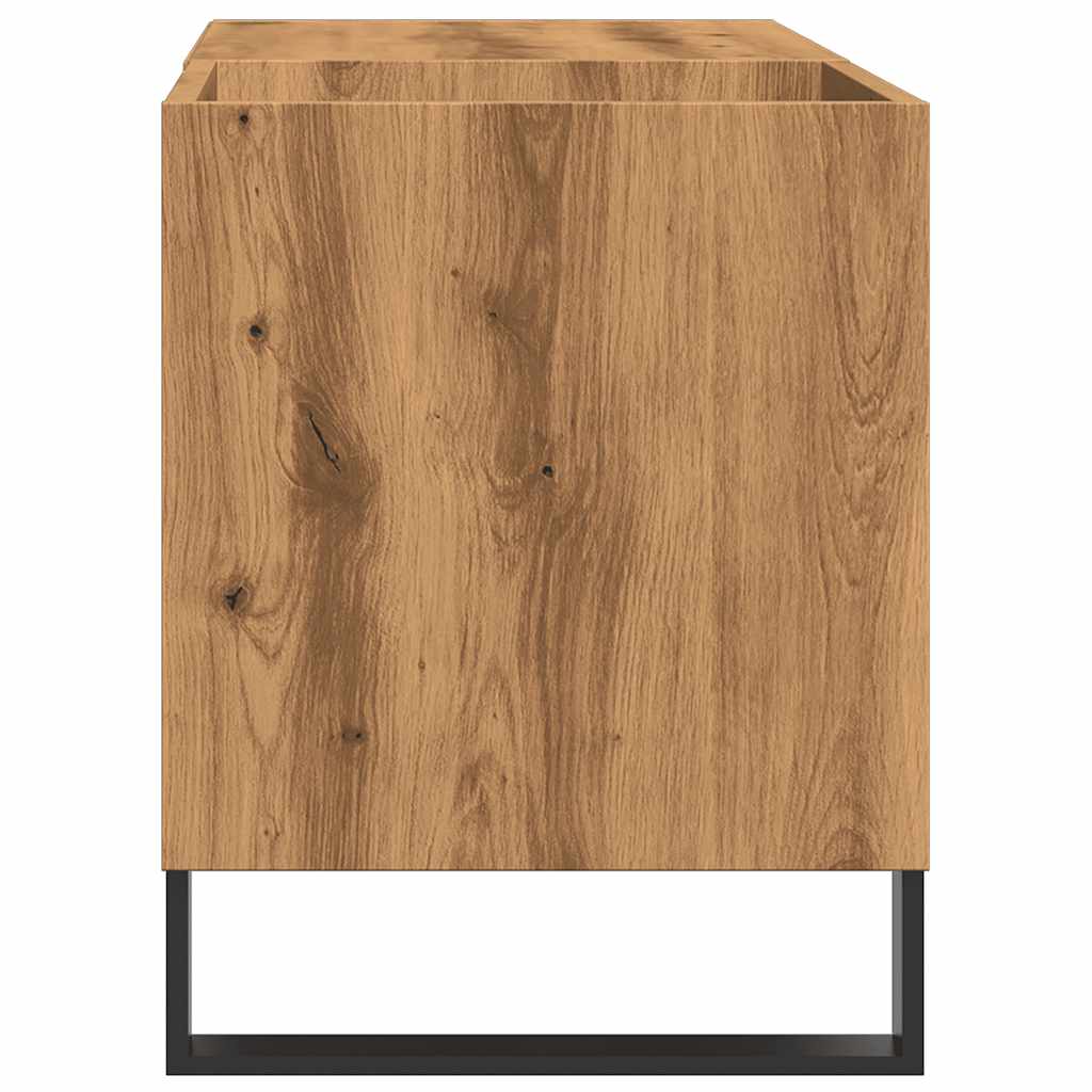 Plateskap artisan eik 84,5x38x48 cm konstruert tre