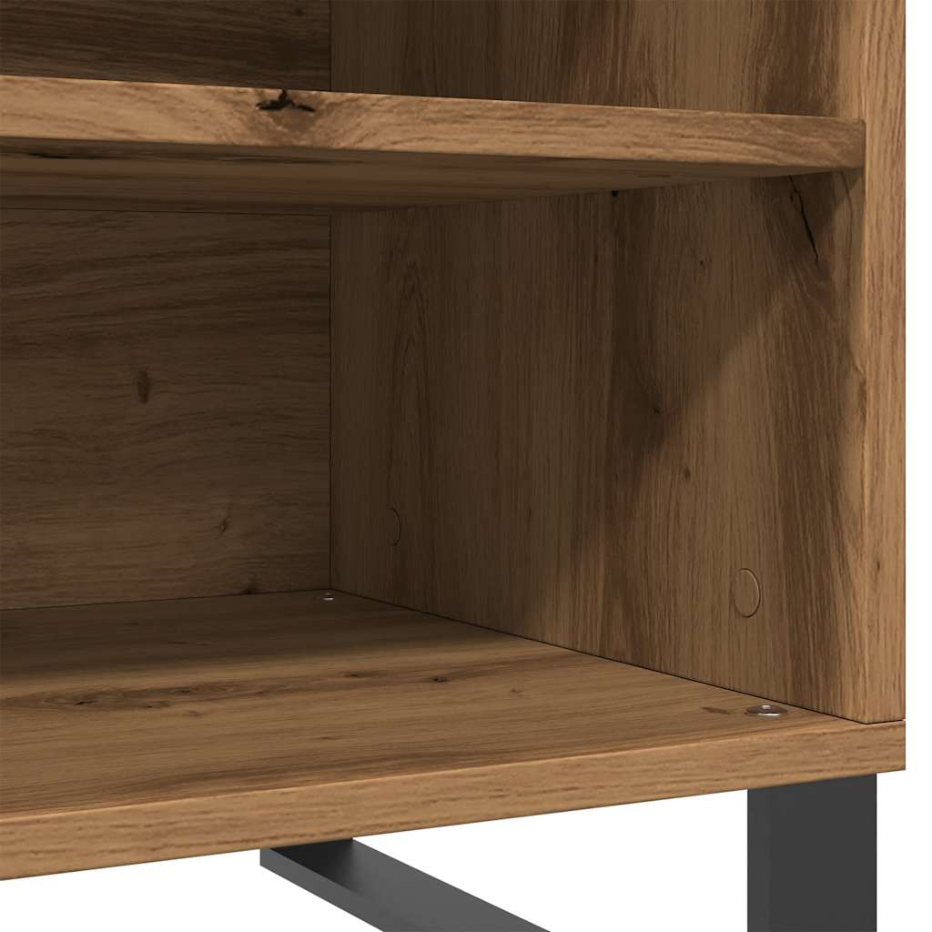 Plateskap artisan eik 84,5x38x48 cm konstruert tre