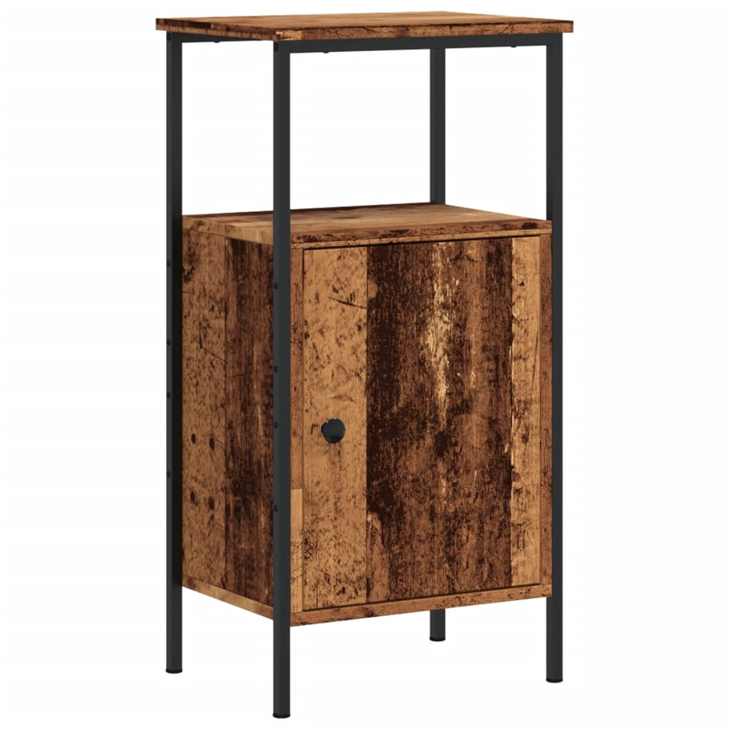 Nattbord gammelt tre 41x31x80 cm konstruert tre