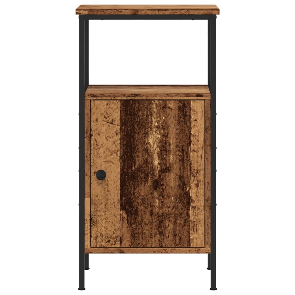 Nattbord gammelt tre 41x31x80 cm konstruert tre