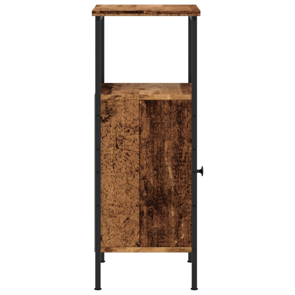 Nattbord gammelt tre 41x31x80 cm konstruert tre