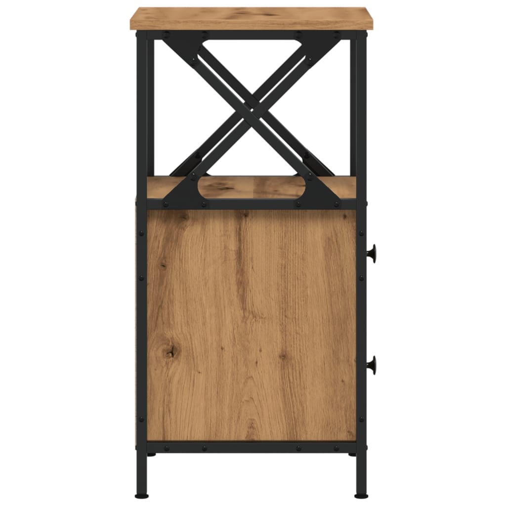 Nattbord artisan eik 34x35,5x70 cm konstruert tre