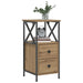 Nattbord artisan eik 34x35,5x70 cm konstruert tre