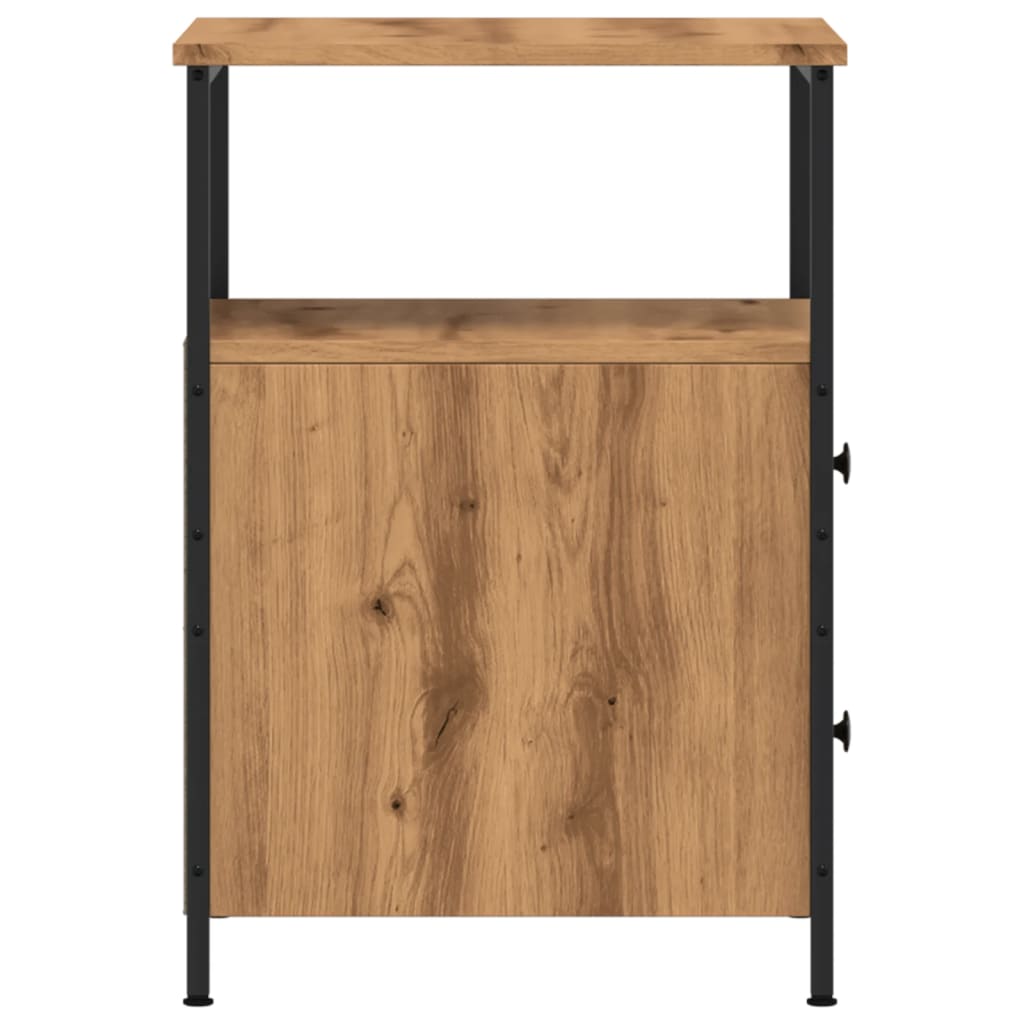 Nattbord 2 stk artisan eik 34x35,5x50 cm konstruert tre