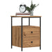 Nattbord 2 stk artisan eik 34x35,5x50 cm konstruert tre