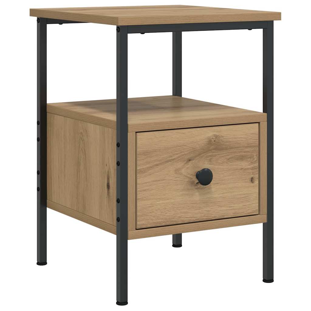 Nattbord artisan eik 34x36x50 cm konstruert tre