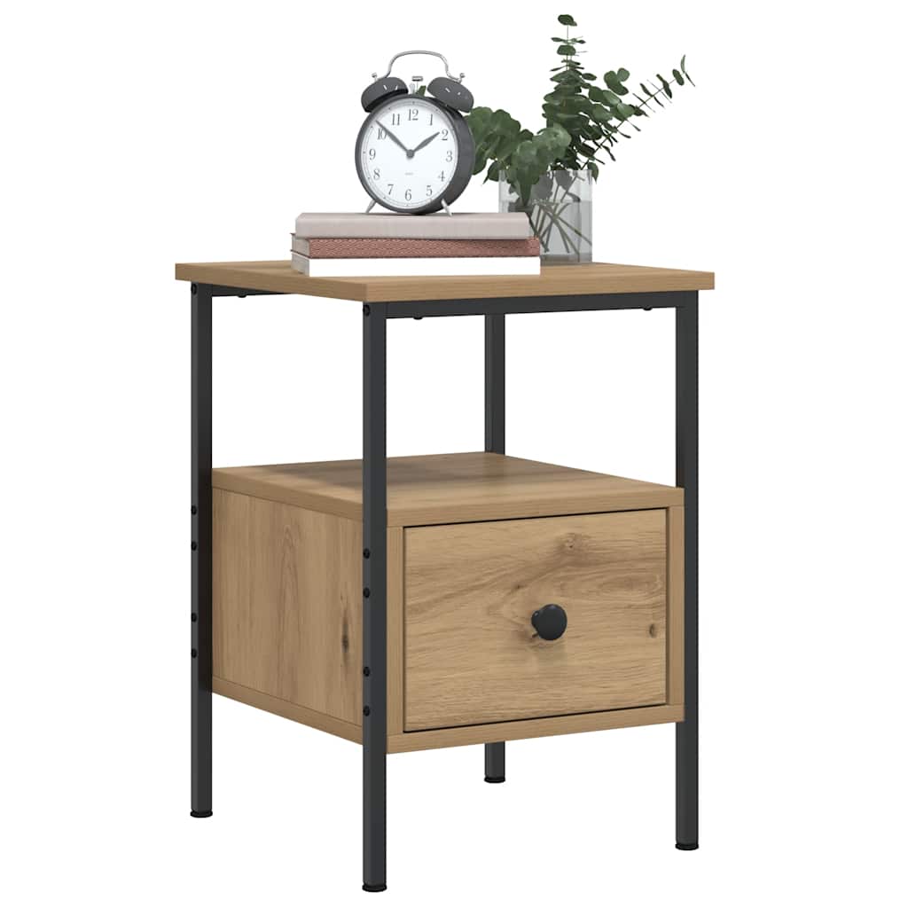 Nattbord artisan eik 34x36x50 cm konstruert tre