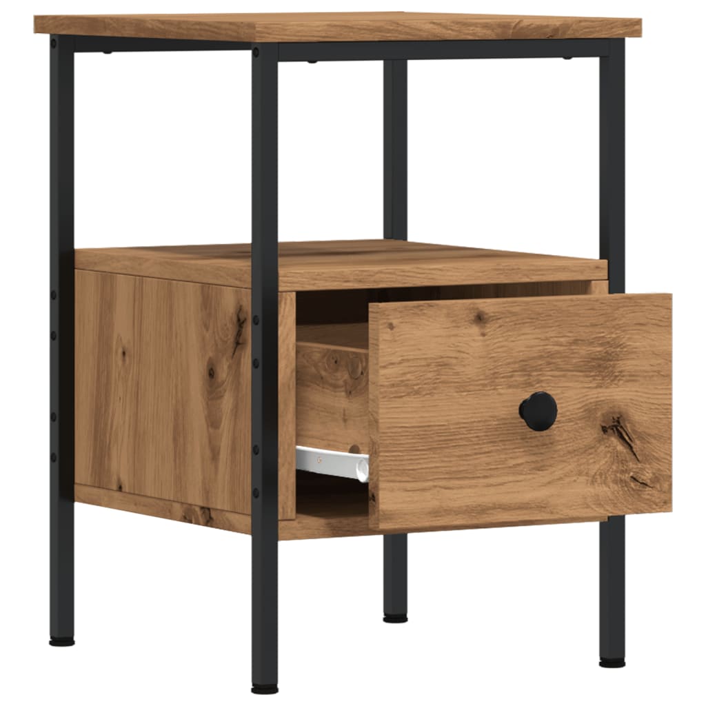 Nattbord artisan eik 34x36x50 cm konstruert tre