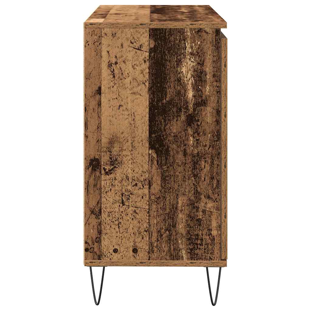 Skjenk gammelt tre 101,5x35x70 cm konstruert tre