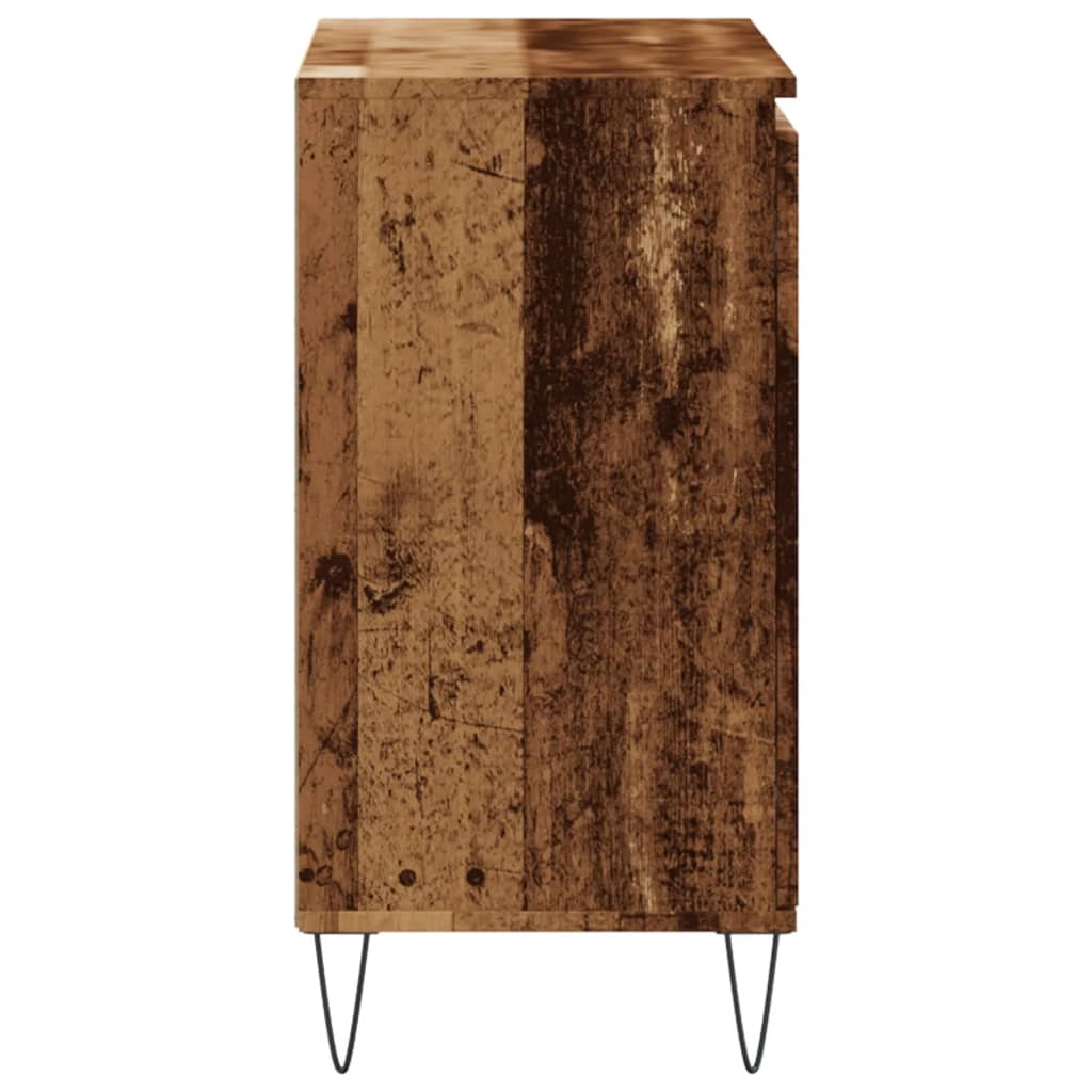 Skjenk gammelt tre 101,5x35x70 cm konstruert tre