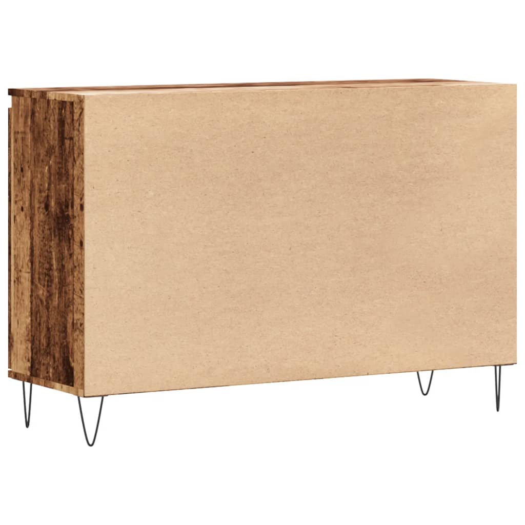 Skjenk gammelt tre 101,5x35x70 cm konstruert tre