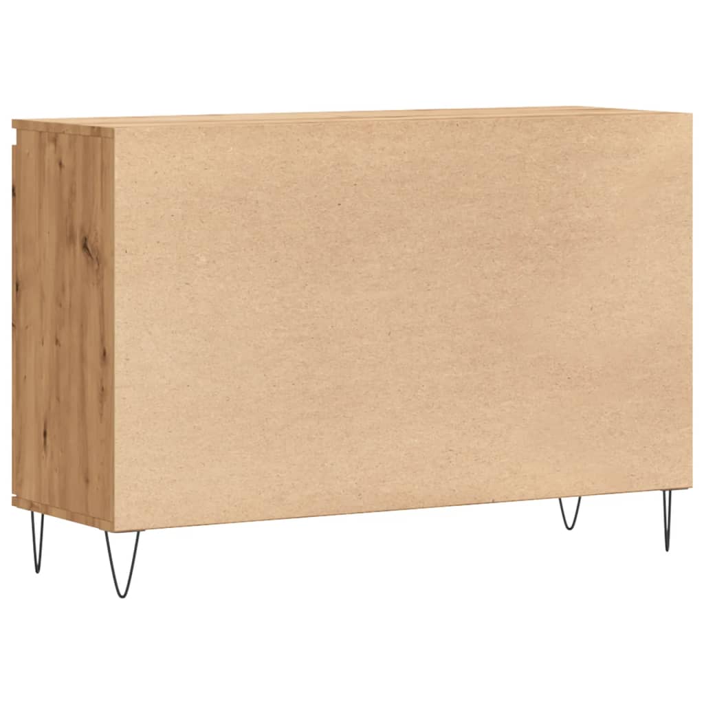 Skjenk artisan eik 101,5x35x70 cm konstruert tre
