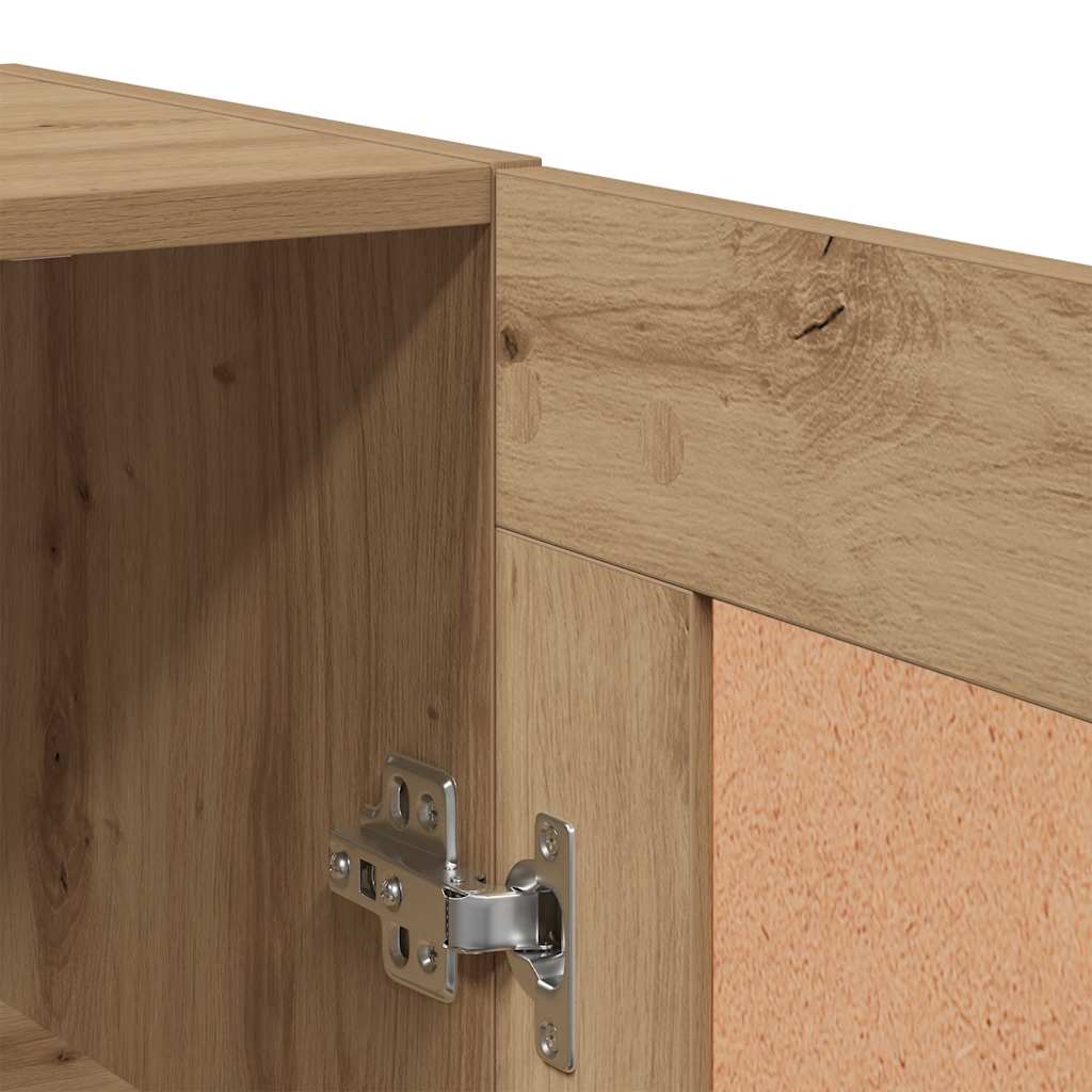 Veggskap artisan eik 69,5x34x90 cm konstruert tre