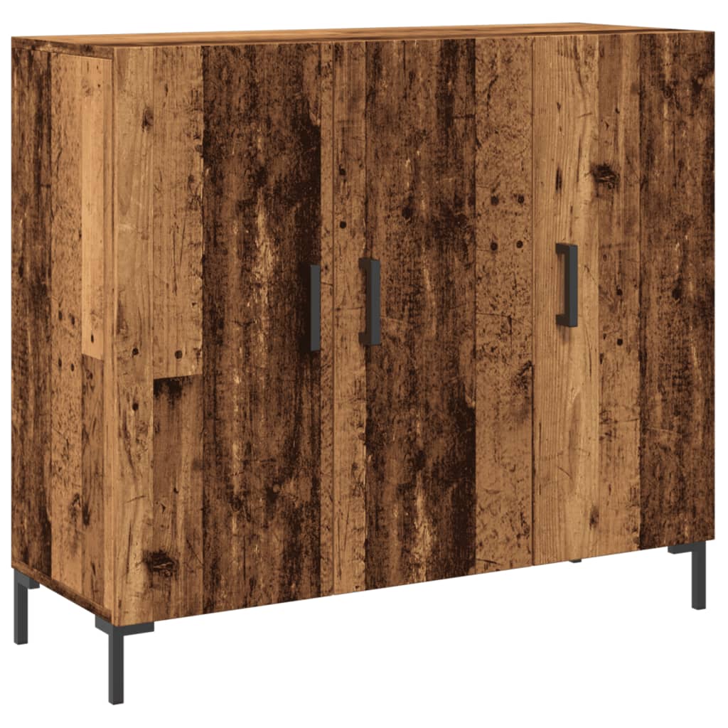 Skjenk gammelt tre 90x34x80 cm konstruert tre