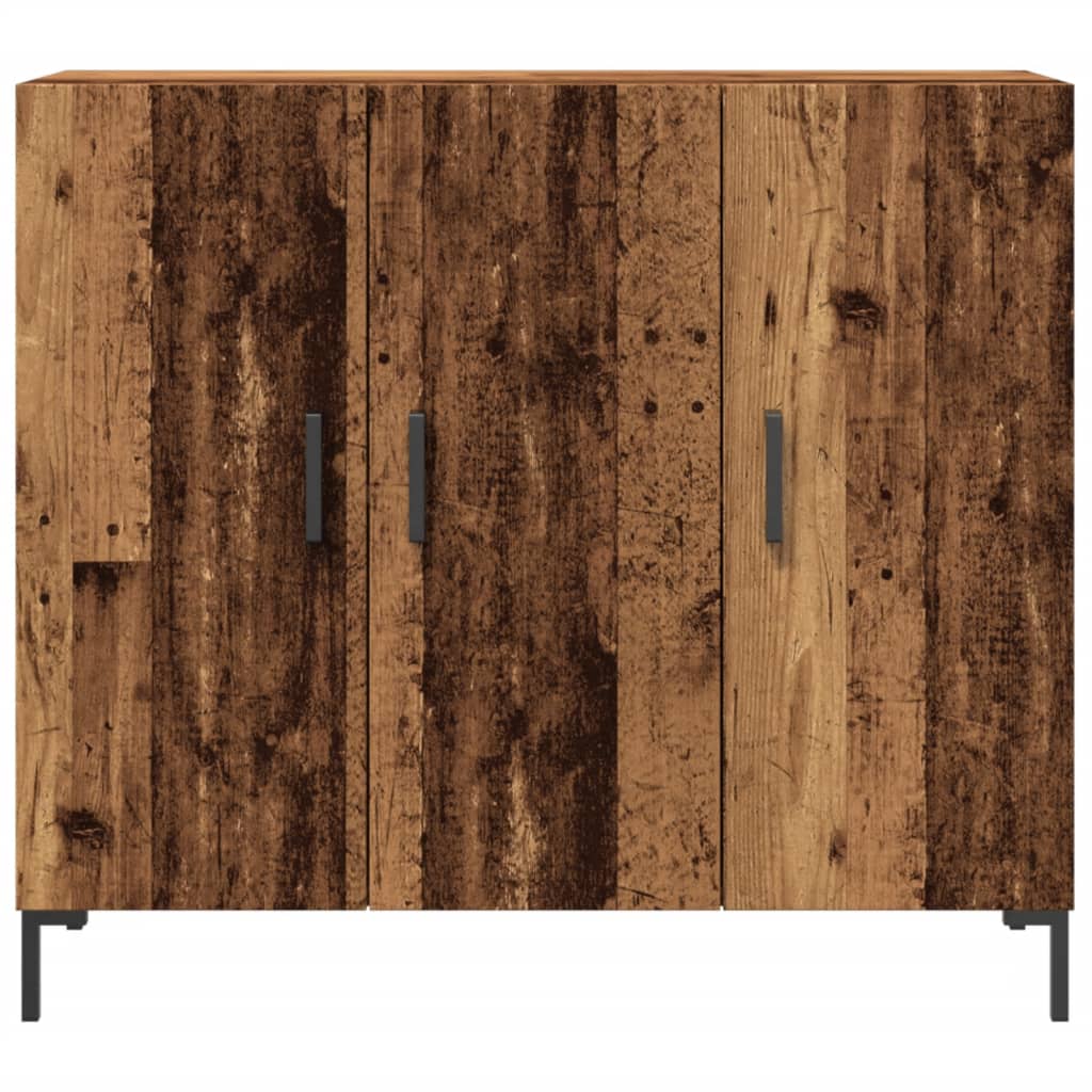Skjenk gammelt tre 90x34x80 cm konstruert tre