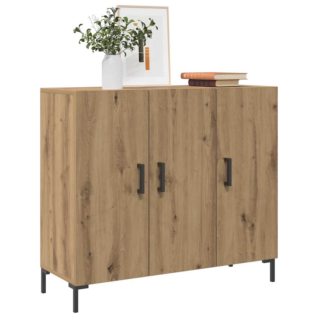 Skjenk artisan eik 90x34x80 cm konstruert tre
