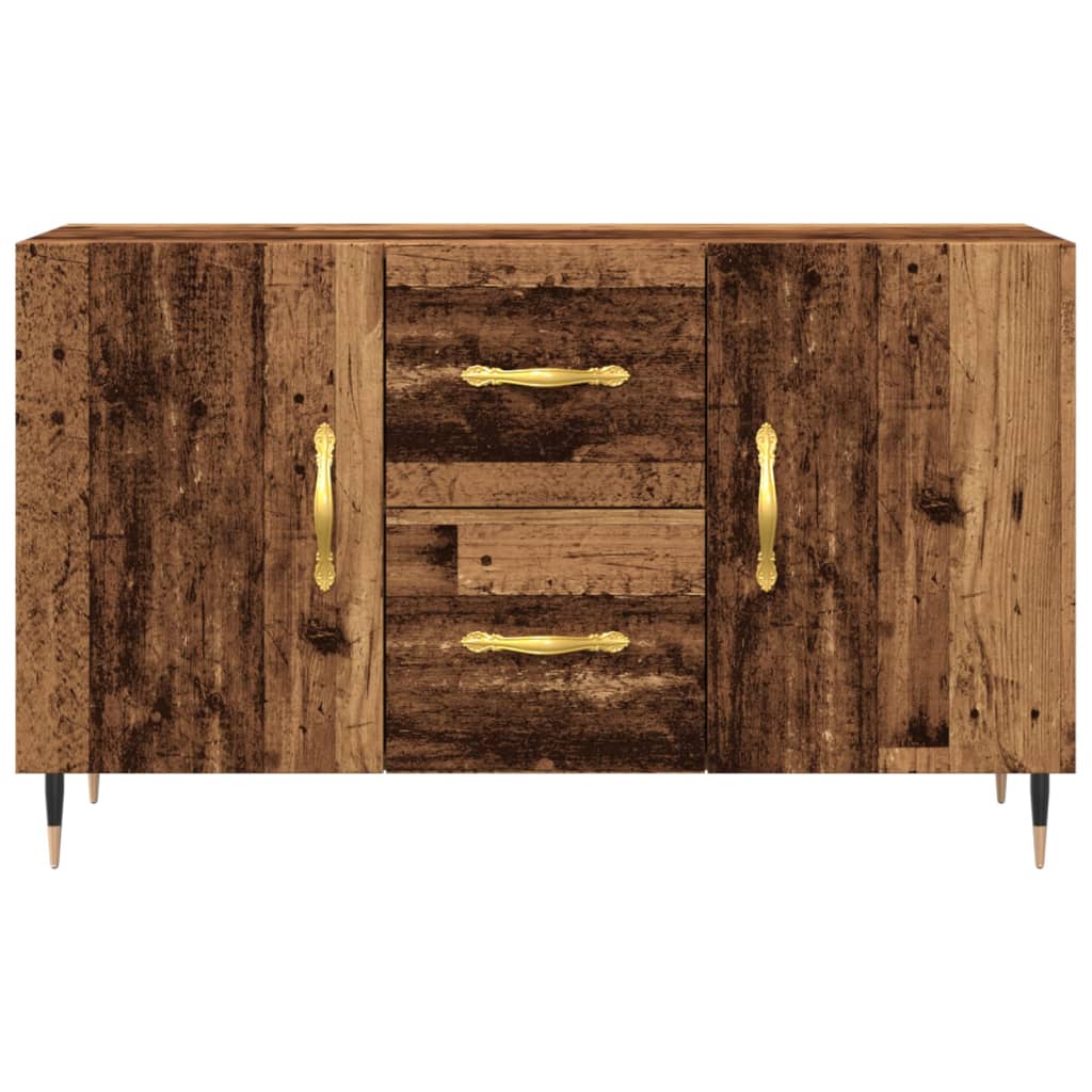 Skjenk gammelt tre 100x36x60 cm konstruert tre