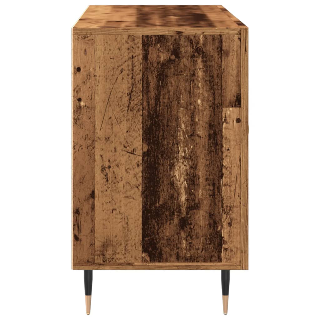 Skjenk gammelt tre 100x36x60 cm konstruert tre