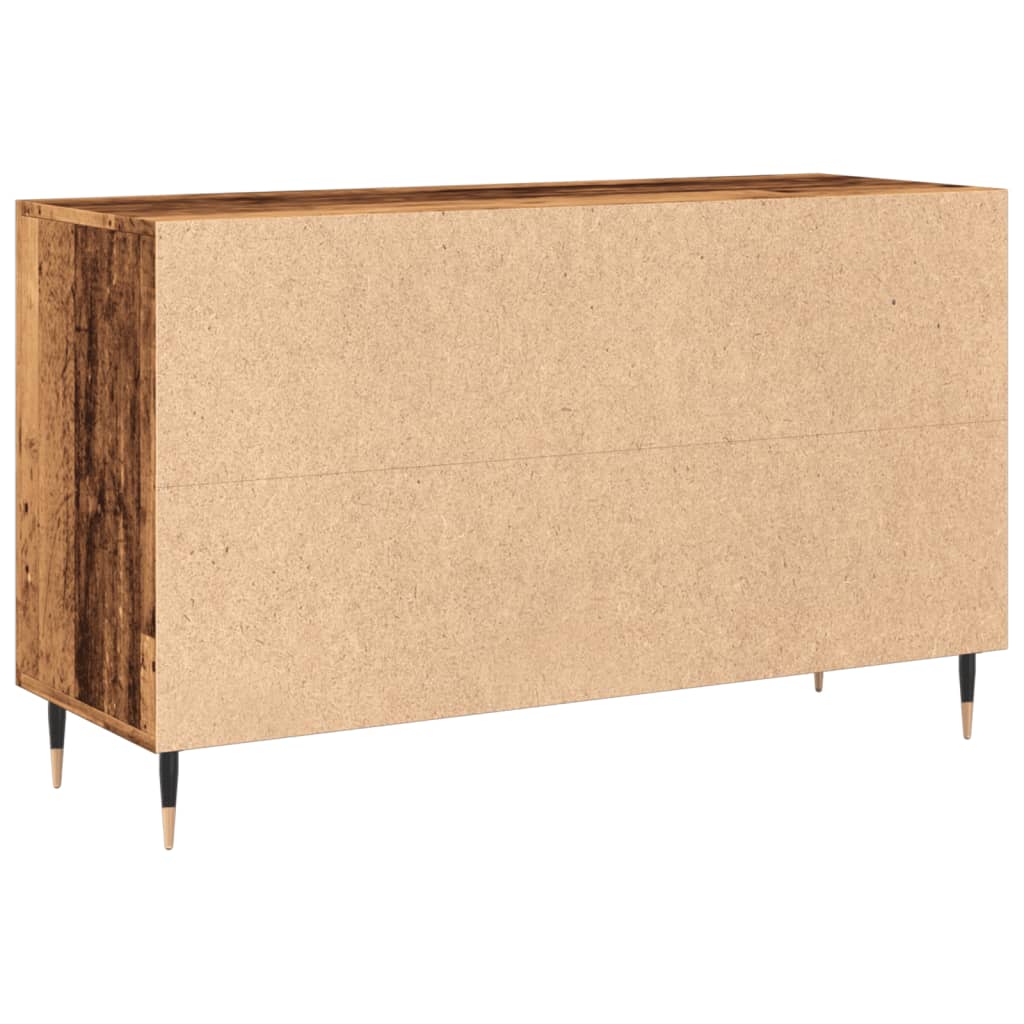Skjenk gammelt tre 100x36x60 cm konstruert tre