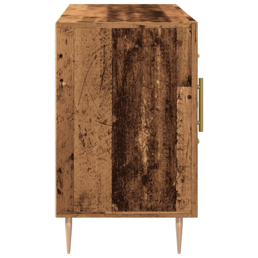 Skjenk gammelt tre 100x36x60 cm konstruert tre