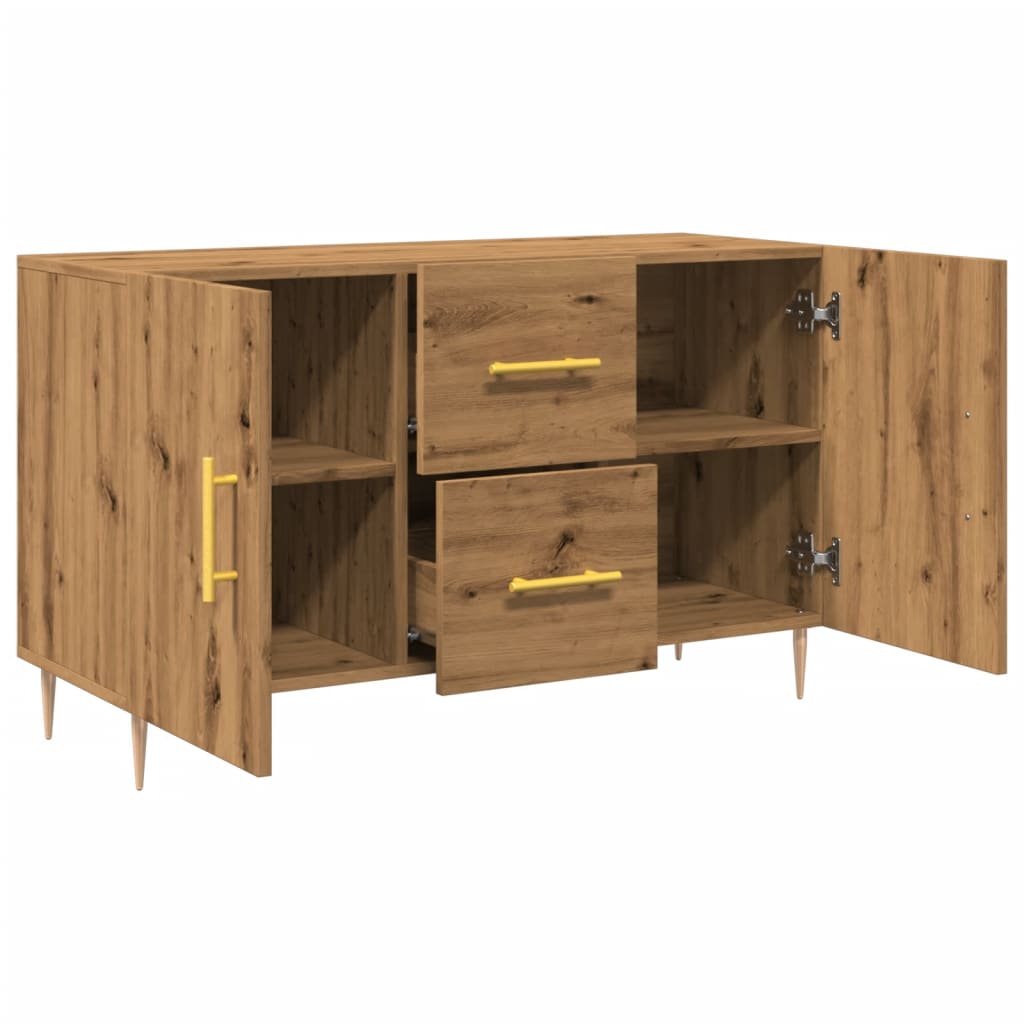 Skjenk artisan eik 100x36x60 cm konstruert tre