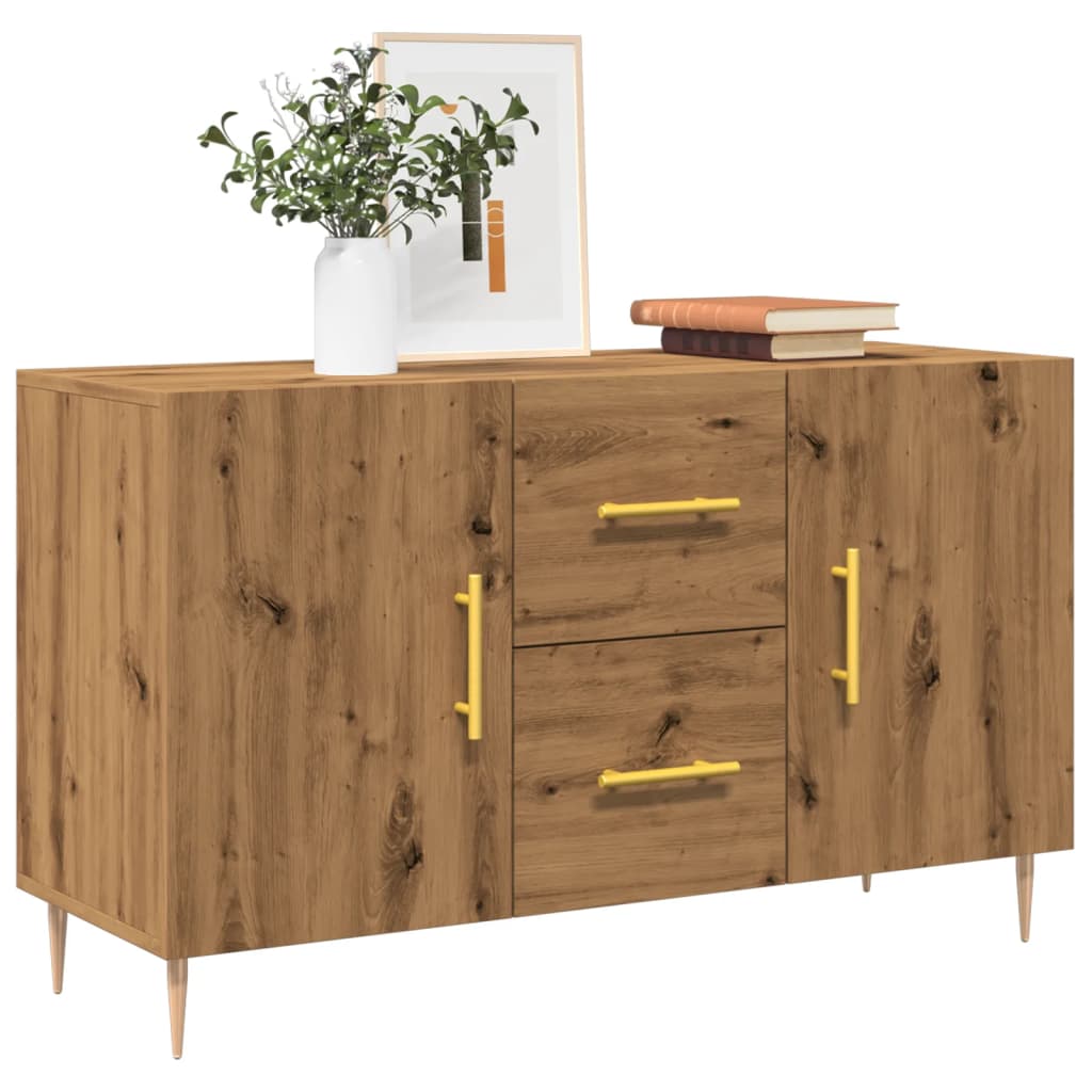 Skjenk artisan eik 100x36x60 cm konstruert tre