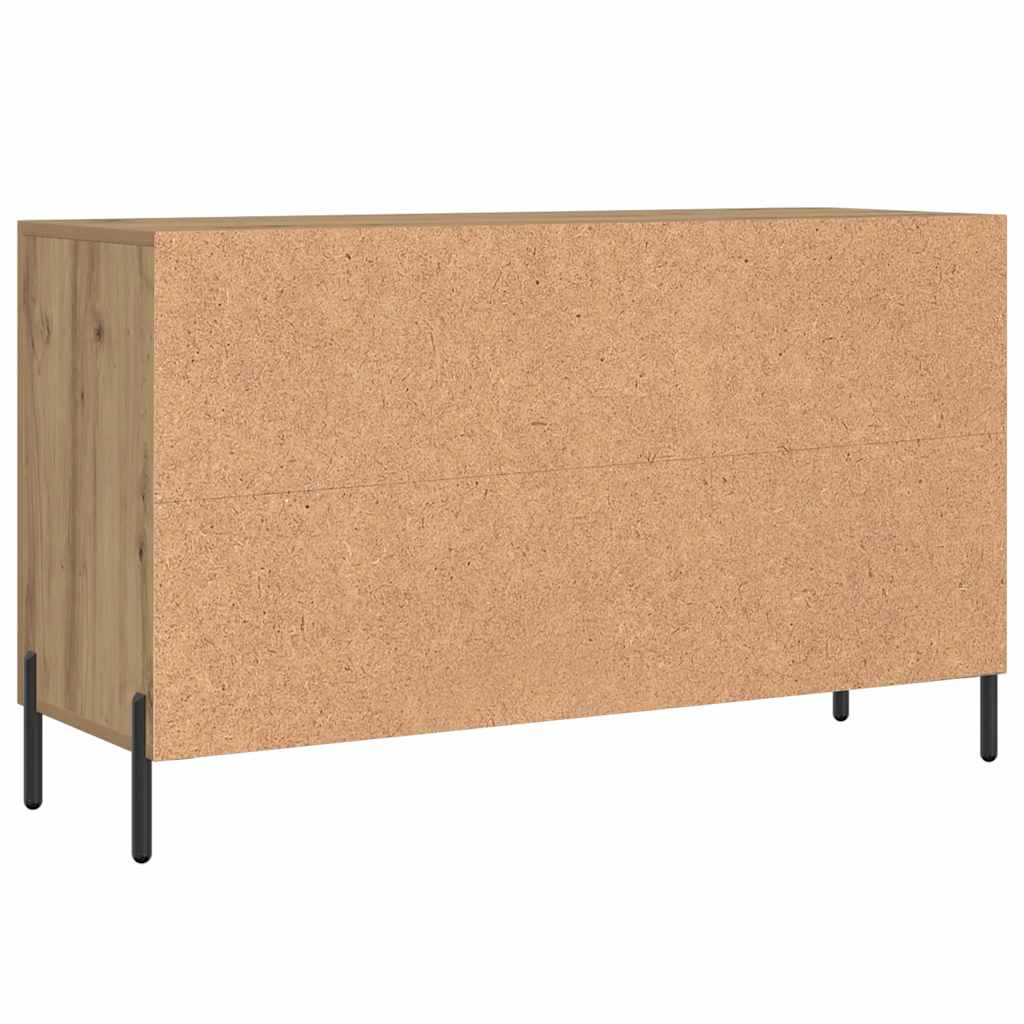 Skjenk artisan eik 100x36x60 cm konstruert tre