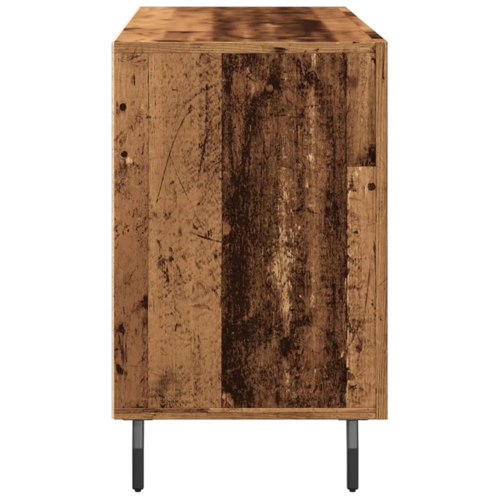 Skjenk gammelt tre 100x36x60 cm konstruert tre