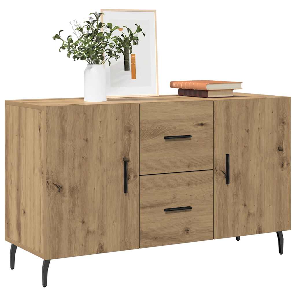 Skjenk artisan eik 100x36x60 cm konstruert tre