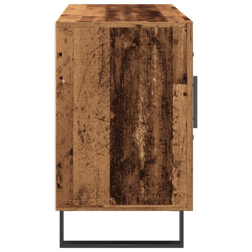 Skjenk gammelt tre 100x36x60 cm konstruert tre