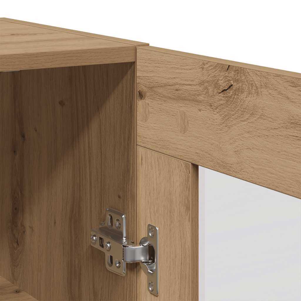 Skjenk artisan eik 69,5x34x90 cm konstruert tre