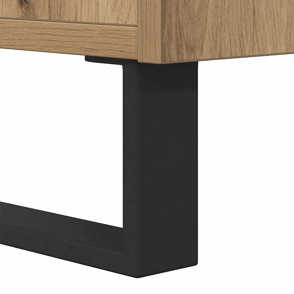 Salongbord artisan eik 90x50x36,5 cm konstruert tre