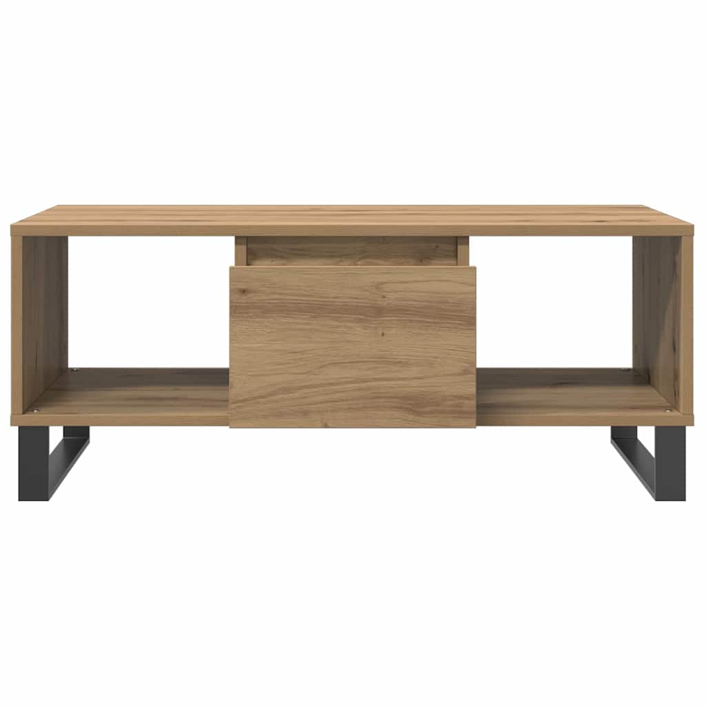 Salongbord artisan eik 90x50x36,5 cm konstruert tre