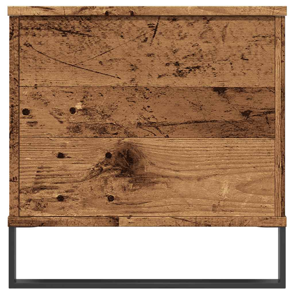 Salongbord gammelt tre 90x44,5x45 cm konstruert tre