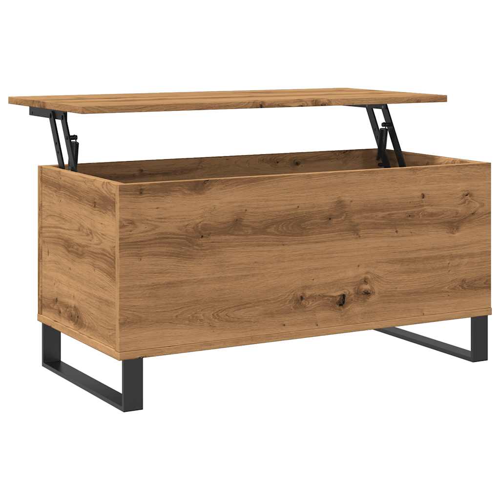 Salongbord artisan eik 90x44,5x45 cm konstruert tre