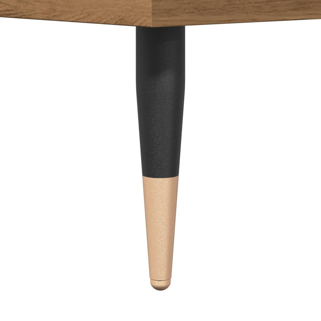 Highboard artisan eik 60x36x110 cm konstruert tre