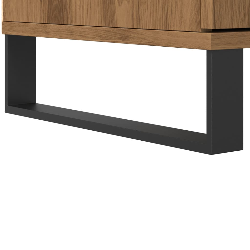 Highboard artisan eik 60x36x110 cm konstruert tre