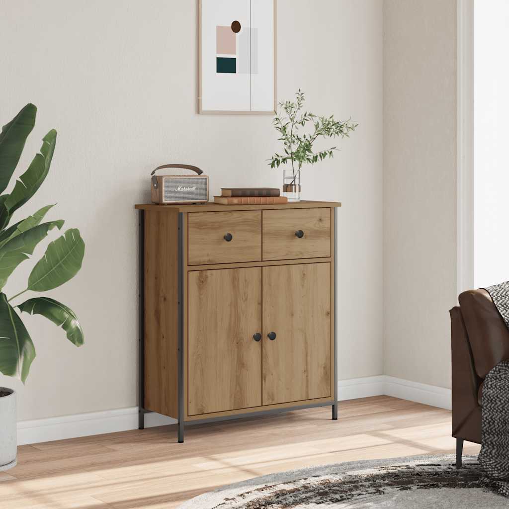 Skjenk artisan eik 70x30x80 cm konstruert tre