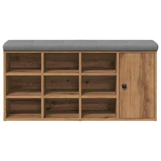 Skohylle artisan eik 102x32x50 cm konstruert tre