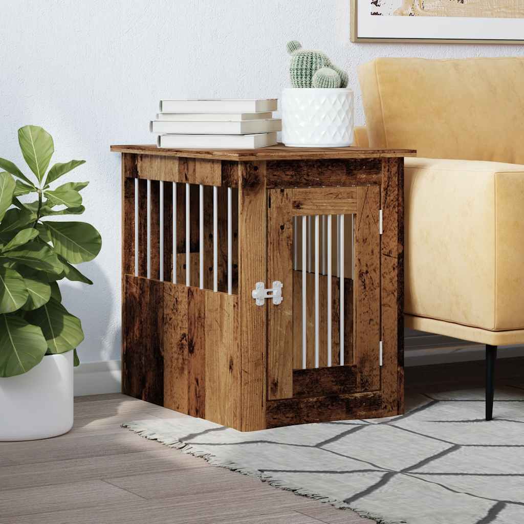 Hundeburmøbler gammelt tre 45x62x59 cm konstruert tre vidaXL