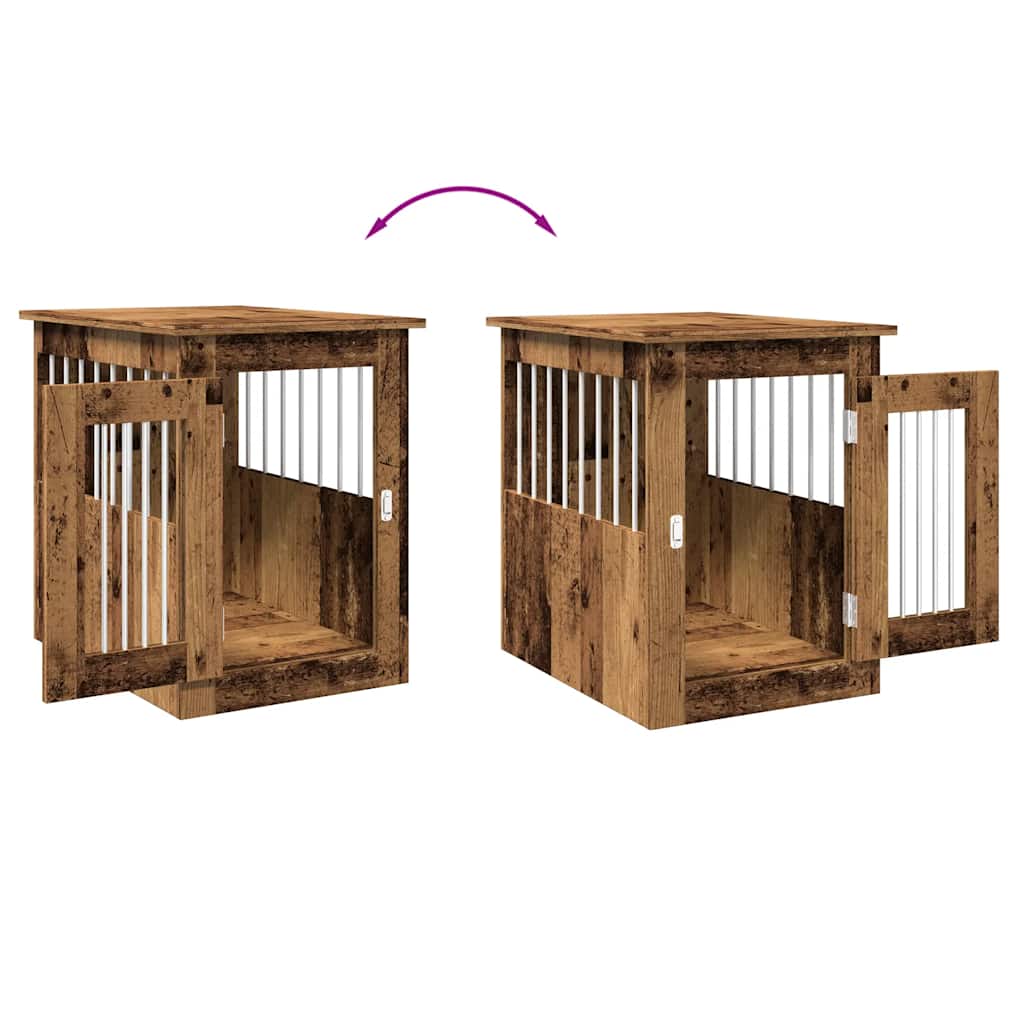 Hundeburmøbler gammelt tre 45x62x59 cm konstruert tre vidaXL