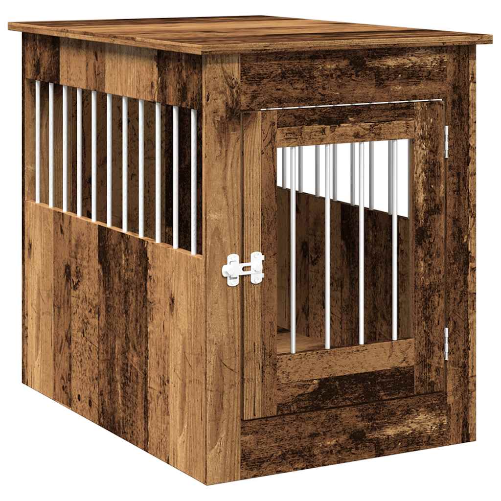 Hundeburmøbler gammelt tre 55x80x68 cm konstruert tre