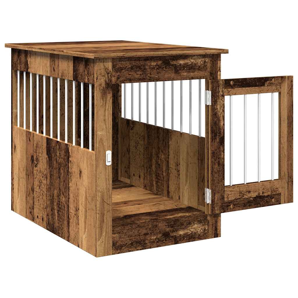 Hundeburmøbler gammelt tre 55x80x68 cm konstruert tre
