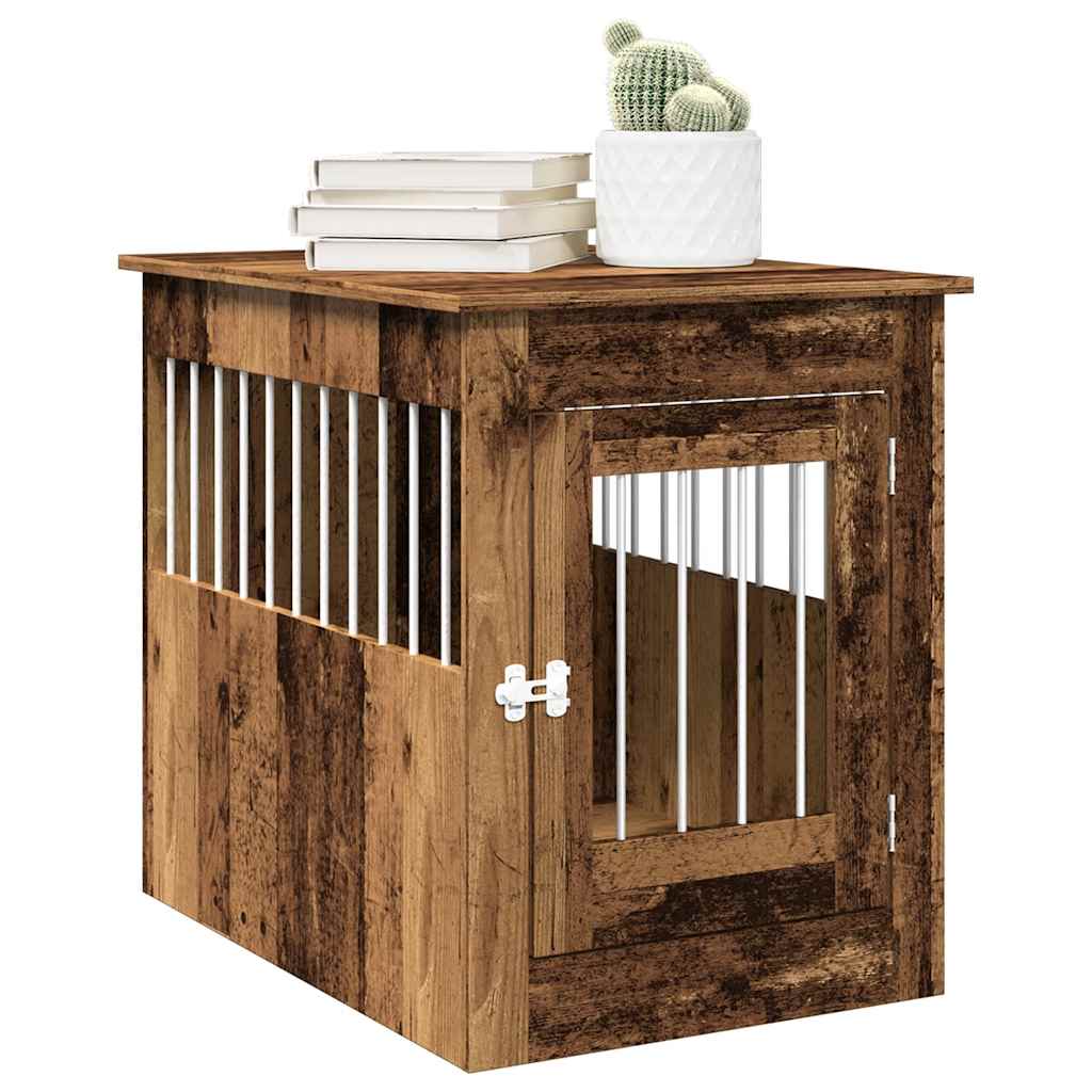 Hundeburmøbler gammelt tre 55x80x68 cm konstruert tre