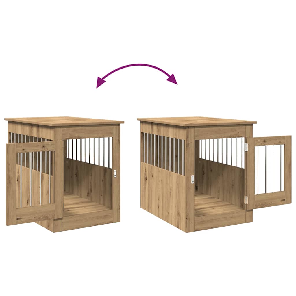 Hundeburmøbler artisan eik 55x80x68 cm konstruert tre