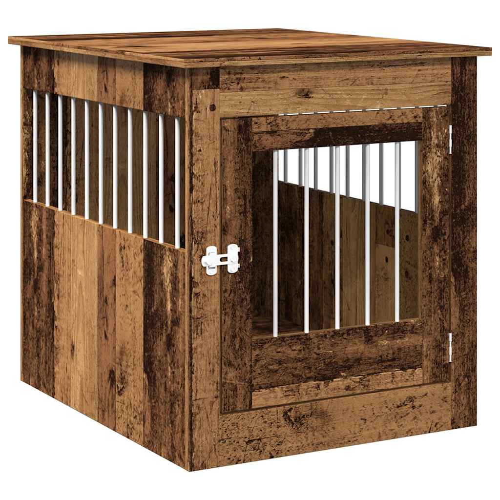Hundeburmøbler gammelt tre 64,5x80x71 cm konstruert tre