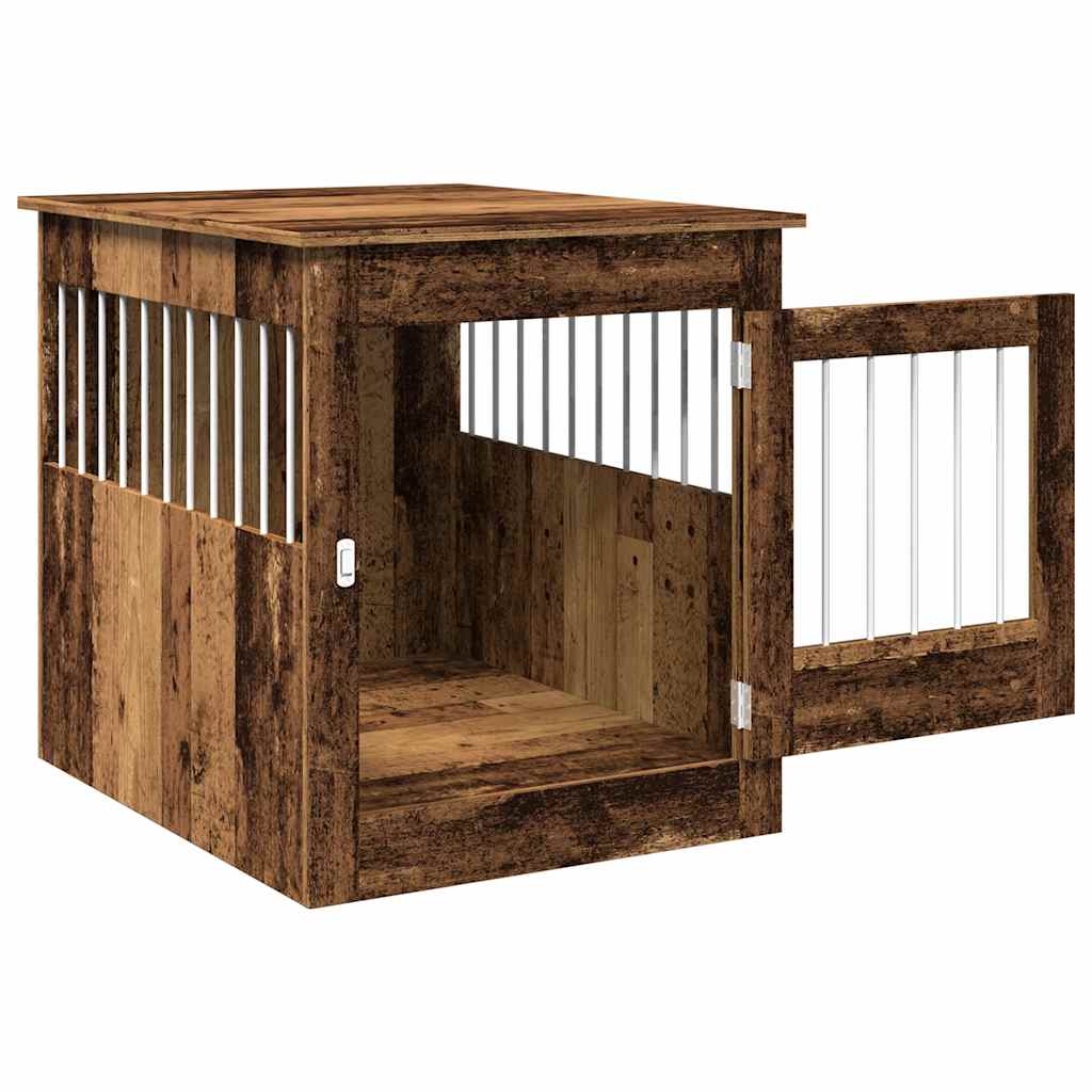 Hundeburmøbler gammelt tre 64,5x80x71 cm konstruert tre