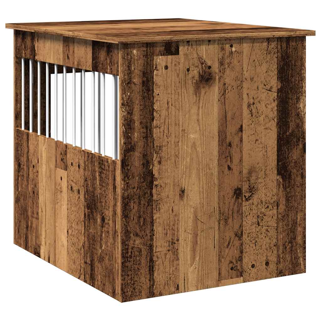 Hundeburmøbler gammelt tre 64,5x80x71 cm konstruert tre